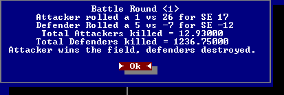 First battle using xStats Battle Module